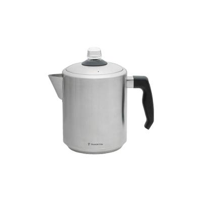 Cafeteira Percoladora Tramontina Preparo Tradicional Aço Inox Baquelite 2L Prata