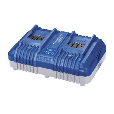 Carregador de Baterias Duplo 20V 4,0A Bivolt Azul Tramontina By Total