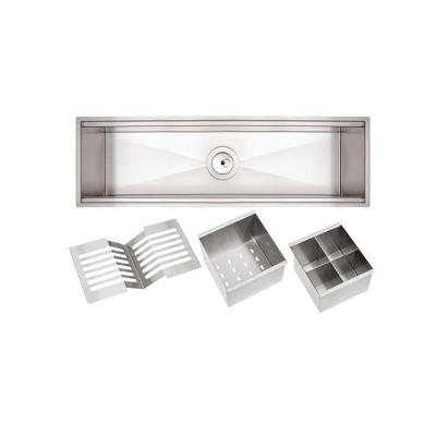 Canal Organizador 94534006 para Escorrer Louças Aço Inox 304 Acetinado Cozinha Prata Tramontina 60CM