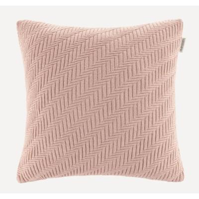 Almofada Decorativa Salina com Zíper Toque Macio Rosê Karsten 45CM 45X45