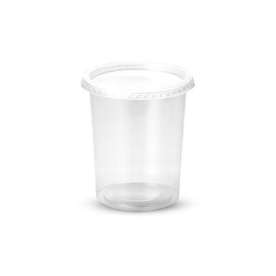 Embalagem G312 com 240 Potes 1000ML para Doces e Sobremesas Transparente Galvanotek