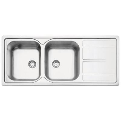 Cuba de Sobrepor Marea 2c 34 Plus Retangular Aço Inox Acetinado Inox Tramontina 50CM 116X50CM