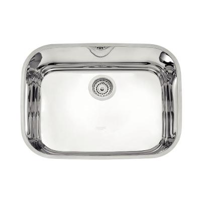 Cuba de Embutir Lavínia 48 BL Retangular Aço Inox Alto Brilho Prata Tramontina