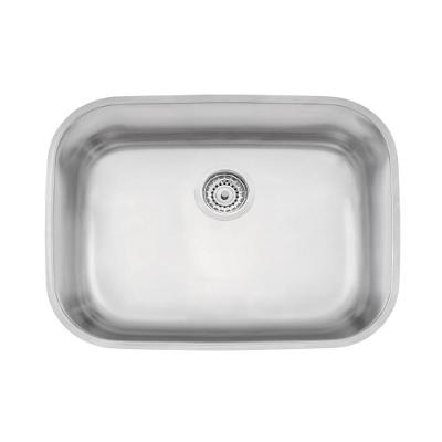 Cuba de Embutir Lavínia 48 BL Retangular Aço Inox Acetinado com Válvula Prata Tramontina