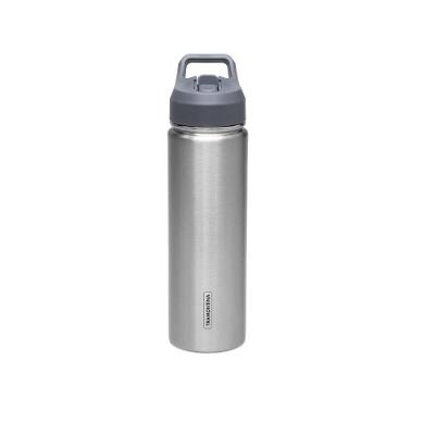 Garrafa Térmica 650ml Inox com Canudo Parede Dupla Isolada a Vácuo Aço Inox Tramontina 650ML