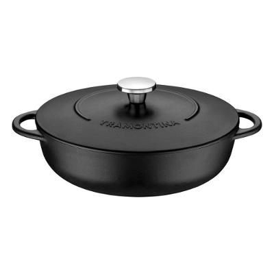 Fritadeira Trento com Revestimento Antiaderente Starflon Excellent em Ferro Fundido Preto Tramontina