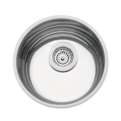 Cuba de Embutir Luna 30 Bl Prime Quadrada Aço Inox Alto Brilho Inox Tramontina 30CM