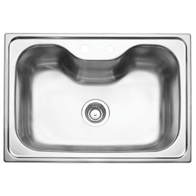 Cuba de Apoio Morgana Retangular Undermount Aço Inox Acetinado Prata Tramontina