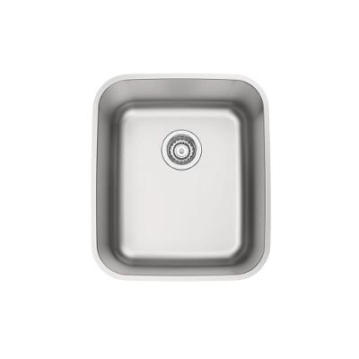 Cuba de Embutir Dora 34 Bl Retangular Aço Inox Acetinado Prata Tramontina 40CM