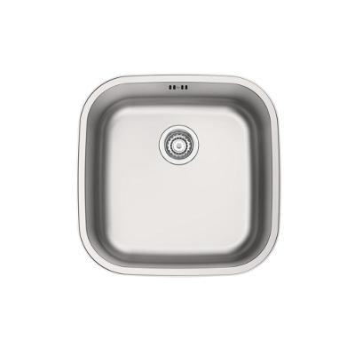 Cuba de Embutir Aria Maxi 40 Bs Prime Quadrada Embutir Ou Sobrepor Aço Inox Acetinado Prata