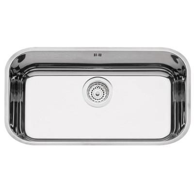 Cuba de Embutir Lavínia Prime Retangular Aço Inox Alto Brilho com Válvula Inox Tramontina 34CM