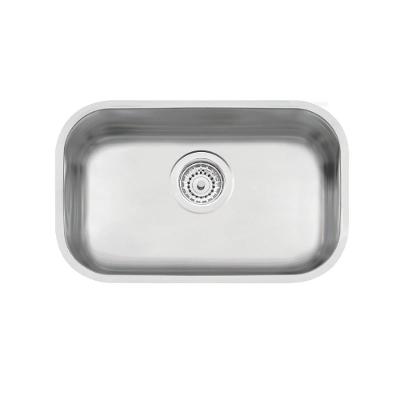 Cuba de Embutir Lavínia Prime Retangular Aço Inox Acetinado com Válvula Tramontina 30CM
