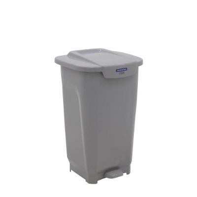 Lixeira T-force 50L Polipropileno Cinza Alta Resistência Tramontina