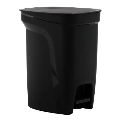 Lixeira Compact 10L Polipropileno com Pedal Preto Tramontina