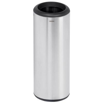Lixeira Cápsula 31L Aço Inox Abertura Manual Prata Tramontina