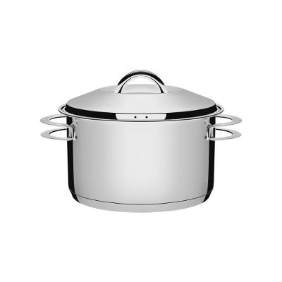 Caçarola Solar Funda em Aço Inox com Fundo Triplo 24CM 6,1L Tramontina