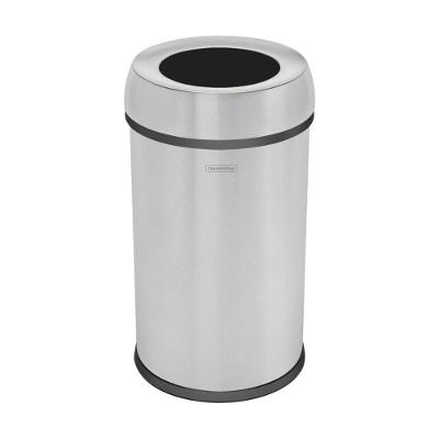 Lixeira Perfecta 65L Aço Inox Abertura Manual sem Tampa Inox Tramontina