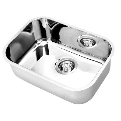 Cuba de Embutir Invicta Retangular Aço Inox Alto Brilho Prata Docol 47x32CM