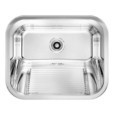 Tanque Docol 32L de Embutir Aço Inox com Esfregador Inox 50x40CM