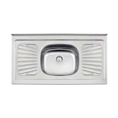 Cuba de Apoio New Raggi 40 Retangular Aço Inox Natural Inox Tramontina 105x52CM