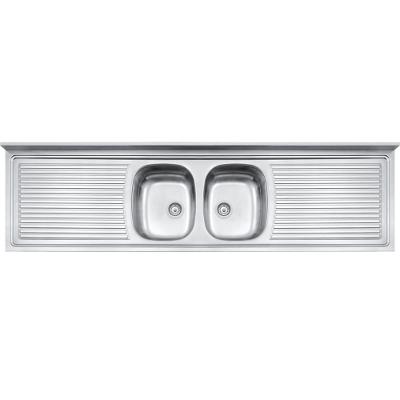 Cuba de Apoio Ribon 2C 34 Perfecta Retangular Aço Inox com Escorredor Tramontina 55CM