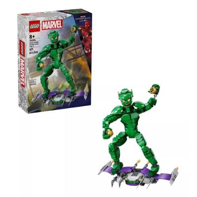 Brinquedo de Construção Colecionável 76284 com Figura do Duende Verde Articulável e Planador Lego