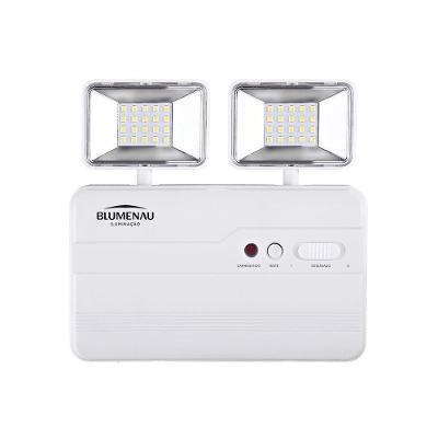 Luminária Emergência 40011224 Autônoma 40 Leds 1200LM Bivolt Branco Blumenau Iluminação