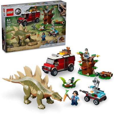 Conjunto de Construção 76965 com Dinossauros e Minifiguras para Crianças a Partir de 6 Anos Verde
