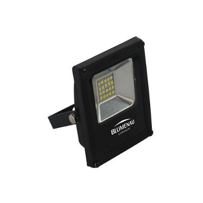 Refletor LED Play 10W 6000K 780Lm Bivolt IP66 Preto Blumenau