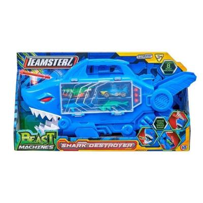 Lançador Distruidor de Tubarões F0171-4 com Maleta Lançadora Azul Fun 2 Carrinhos 3 Mísseis