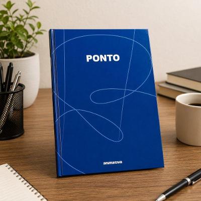 Livro de Registro Placa & Ponto 100 Folhas Capa Resistente Formato 215mm X 315mm Azul