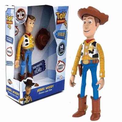 Boneco Woody com Som Toys Story 51039 Articulado com 14 Frases e Voz do Personagem Acompanha Chapéu