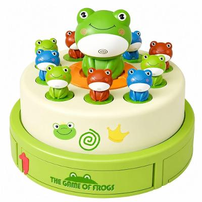 Jogo Interativo Infantil Pega Sapo Educativo com Sapinhos Coloridos e Redes Plástico Resistente 10