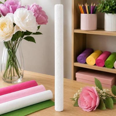 Papel Crepom Branco Uso Escolar Artesanal Decorativo Caixa 40 Rolos Alto Rendimento