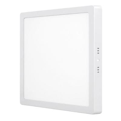 Plafon LED Quadrado Faceado 18W 1300LMS Bivolt Branco E-Led 22CM