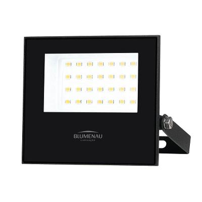 Refletor LED Play 30W 3000K 2340Lms Bivolt IP66 Preto Blumenau