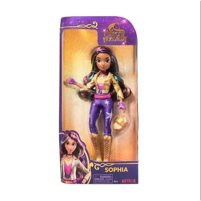 Boneca Articulada Sophia Academia Unicórnio com Articulação Roxo Sunny Brinquedos 24CM