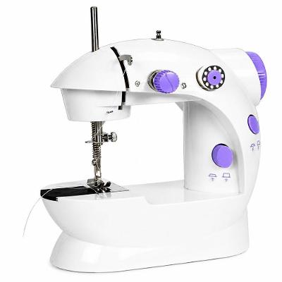 Mini Máquina de Costura Portátil Elétrica com LED 2 Velocidades Bivolt