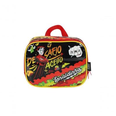 Lancheira Infantil LA41103UP_CS Painel PVC Personalizado Vermelho Luxcel 3L