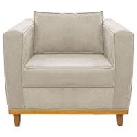 Kit Sofá 2 Lugares e 2 Poltronas Europa Suede Bege - 2