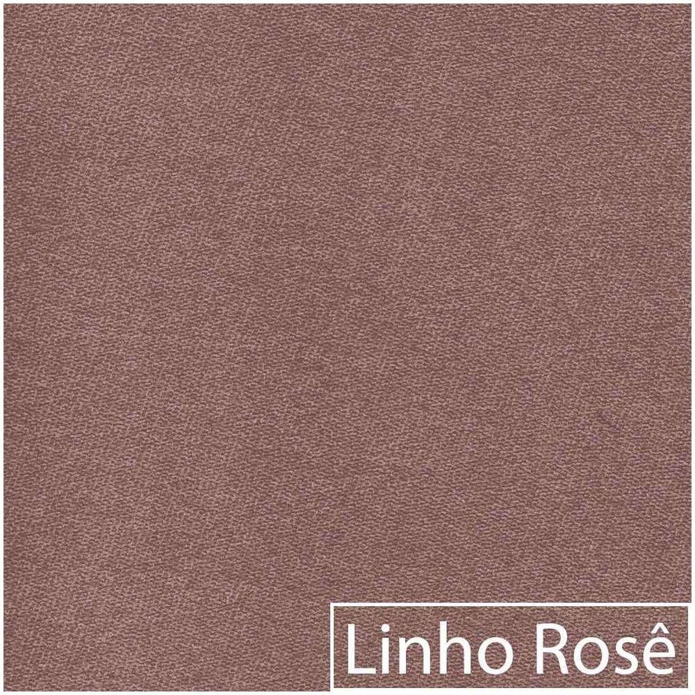 Kit Sofá 2 Lugares e 2 Poltronas Europa Linho Rosê - 2