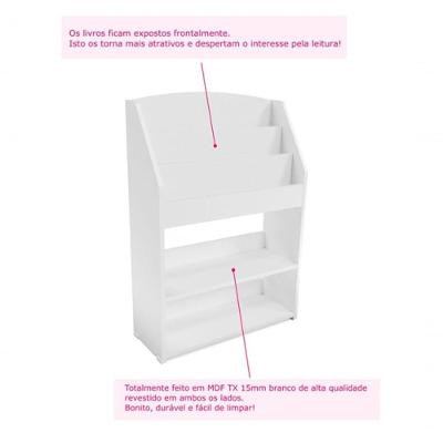 Organizador e Livreiro Atlas 100% MDF 15MM 60CM X 85CM Woodcore