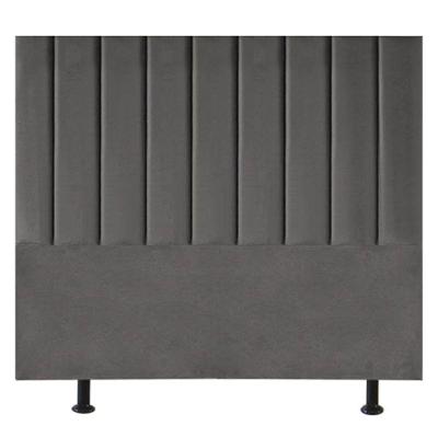 Cabeceira Estofada Cama Casal Queen Size160 Cm Taís Linho cinza