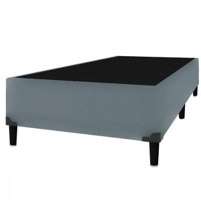 Cama Box Solteiro Base Box Itaflex Estrutura em Madeira Cinza 88CM Itaflex