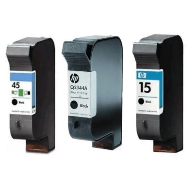 Cartucho de Tinta HP 51645A C6615DL Q2344A Preto com Pigmento Compatível 42ML