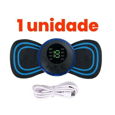 Massageador Elétrico Portátil OEM Cervical com EMS Alivia Dores 10 Velocidades 1-100HZ 160MIN