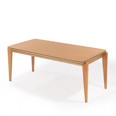Mesa de Jantar Oliva 6 Lugares Retangular MDF 160CM Amêndoa Espaço Casa & Jardim