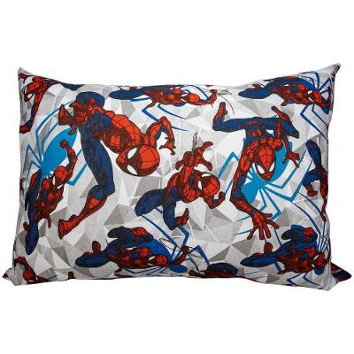 Fronha Avulsa Spider Star Malha 100% Algodão Estampada Disney Cinza Portallar