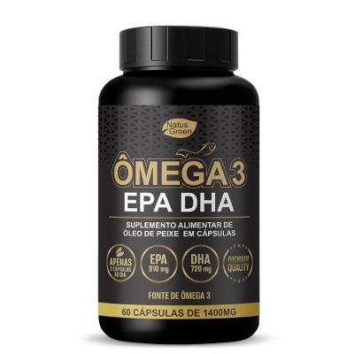 Suplemento Alimentar Natus Green Ômega 3 Super Concentrado 1400MG 60 Cápsulas
