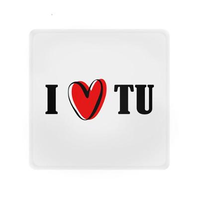 Luminária Box Slim I Love Tu com Luz Difusa e Alimentação USB Bivolt 20CM